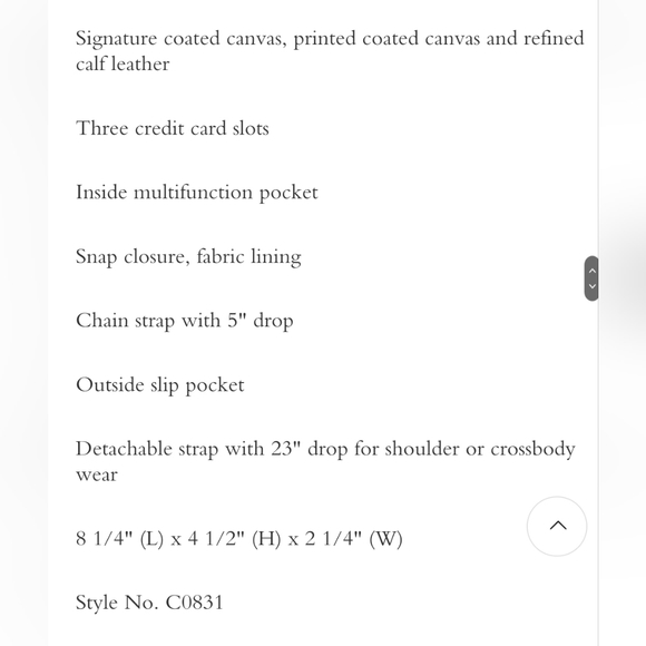 Coach  Beat Crossbody in Signature Canvas - Picture 5 of 15